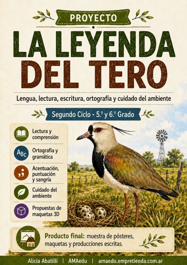 Producto - Lectura LA LEYENDA DEL TERO (Segundo Ciclo)