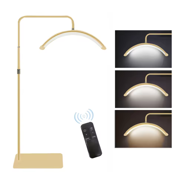 Producto - Lampara Luz Medialuna Half Moon Led con control - Blanco-Rosa-Negro-Dorada