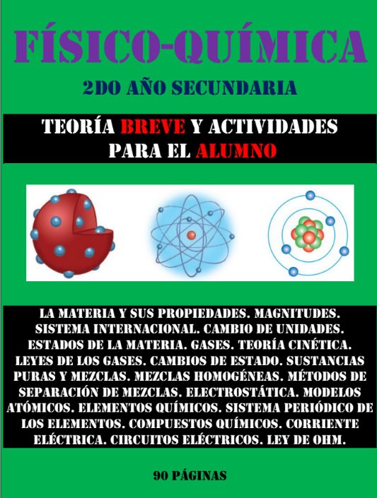 Producto - PACK PDF FÍSICO QUÍMICA 2DO Y 3ER AÑO SECUNDARIA