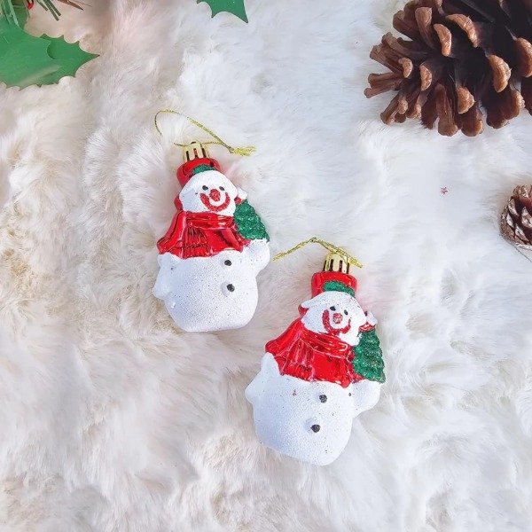 Producto - Pack x4 adornos muñeco de nieve