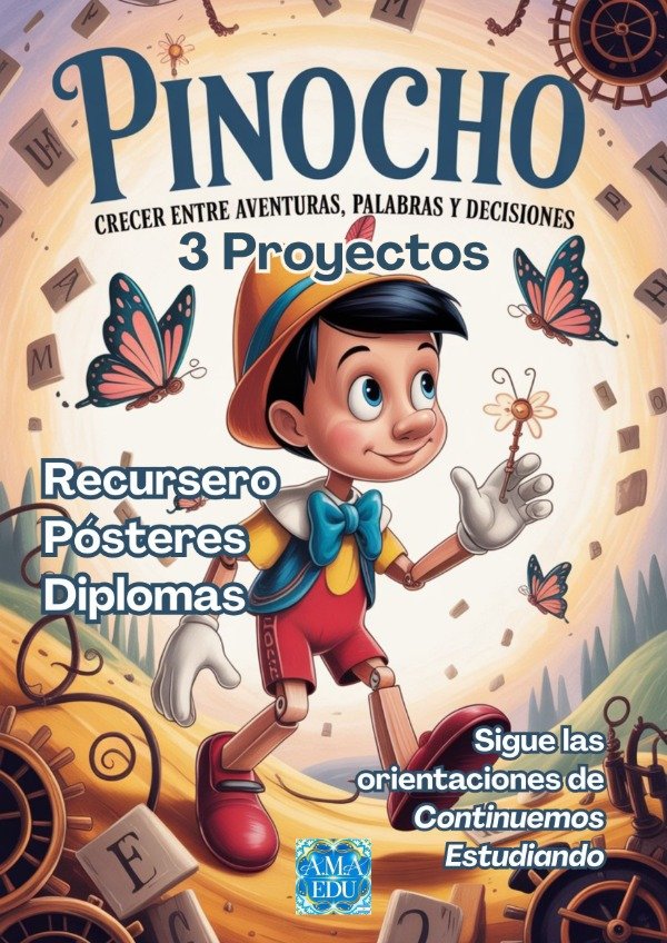 Producto - 3 Proyectos LAS AVENTURAS DE PINOCHO