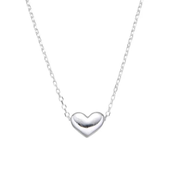 Producto - Cadena corazon liso pasante 42+3