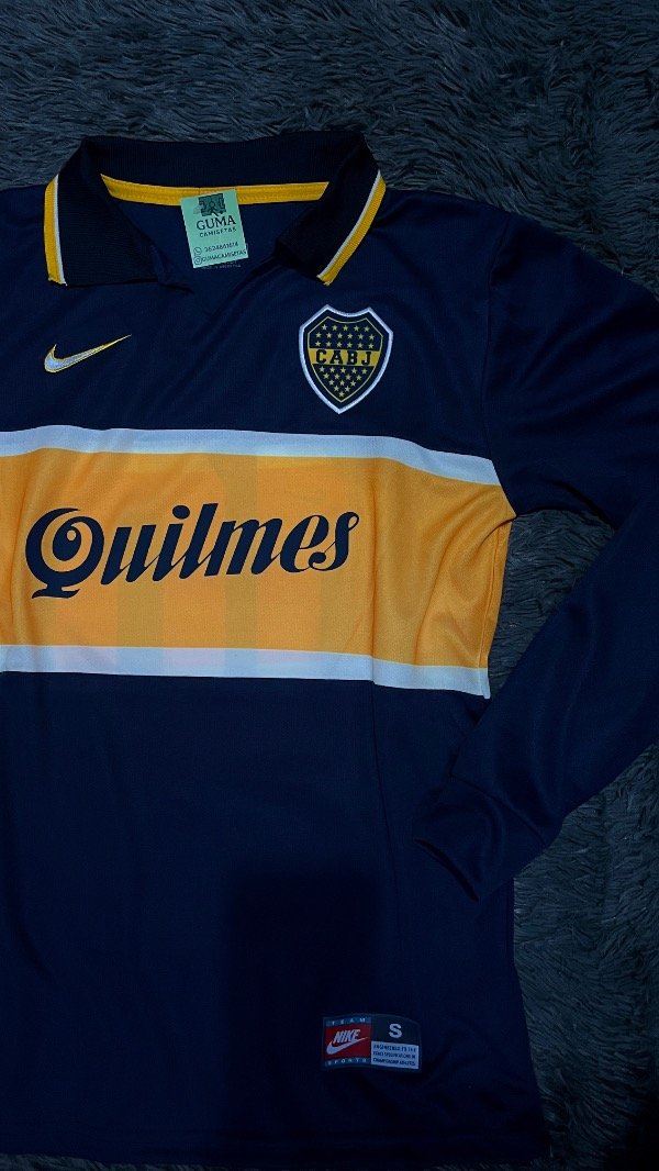 Producto - RETRO BOCA TITULAR 1998 MANGAS LARGAS - 3
