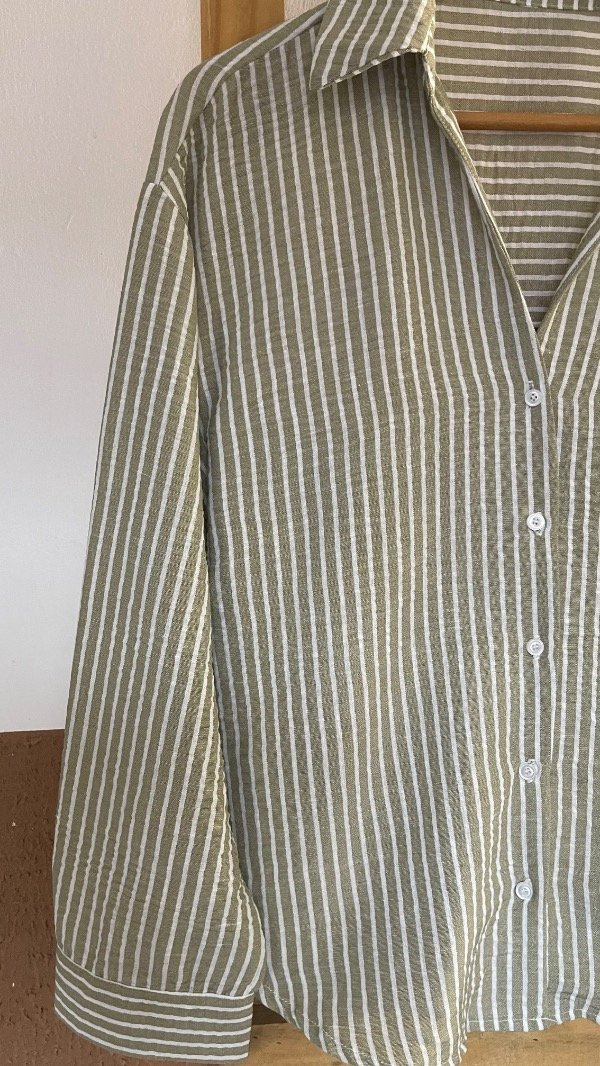 Producto - CAMISA OVERSIZE RAYADA (3 modelos) - 6