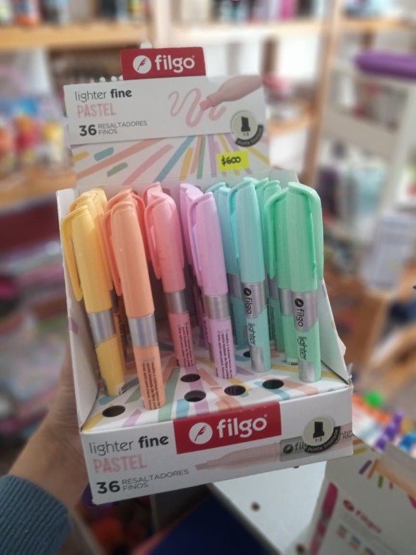 Producto - RESALTADOR FILGO LIGHTER FINE PASTEL V/ COLORES