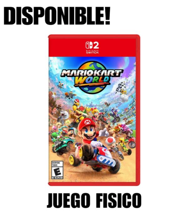 Producto - MarioKart World Juego Fisico Nintendo Switch 2