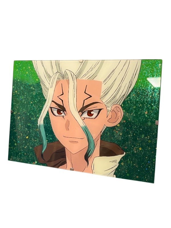 Producto - Cuadro con Vidrio de Mesa Senku Dr Stone 15x21cm - 0