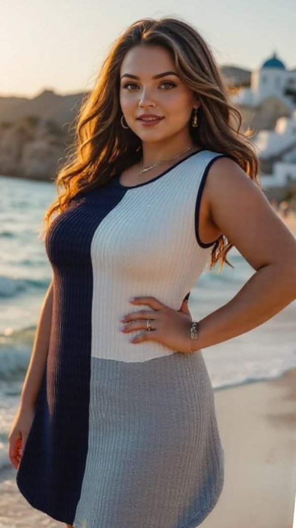 Producto - vestido tri-color