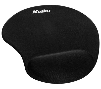 Producto - Mouse Pad -ergonomico -antideslizante -goma espuma -blister rigido -black -Kolke