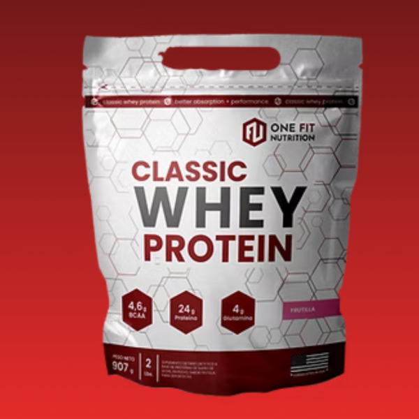 Producto - Classic Whey Protein doypack 2lb. ONE FIT NUTRITION