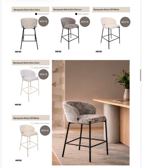 Producto - Banqueta Noha Set x 2