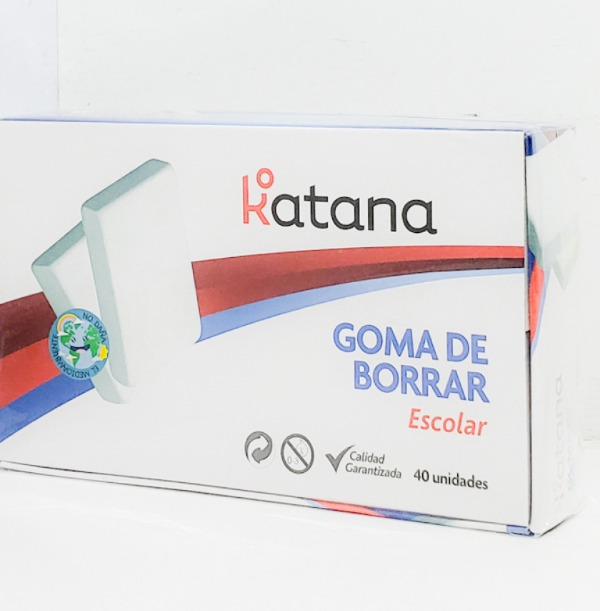 Producto - Goma Borrar Lápiz Blanca KATANA 7066