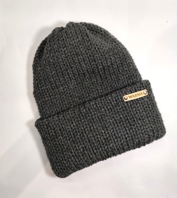 Producto - Gorro color gris oscuro