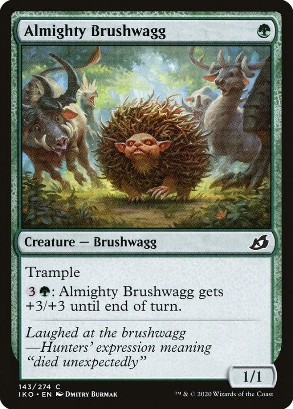 Producto - Almighty Brushwagg  Ikoria: Lair of Behemoths