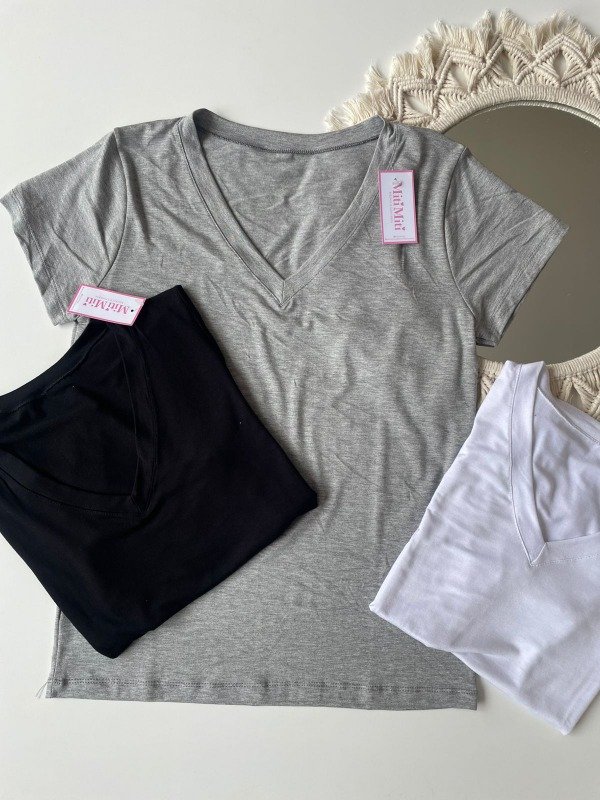 Producto - Remera Modal Escote V - COD 3803