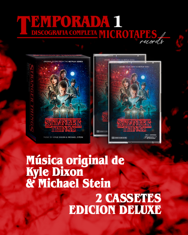 Producto - STRANGER THINGS TEMPORADA 1 BOX DELUXE (2 CASSETTES)