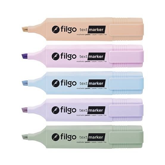 Producto - Resaltador Filgo Chato Mute x 5 col - 1
