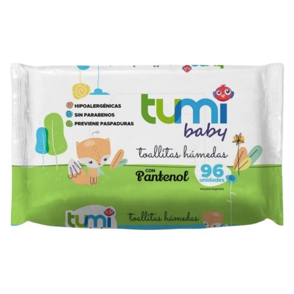Producto - Toallitas Húmedas Tumi Baby con Pantenol 96u