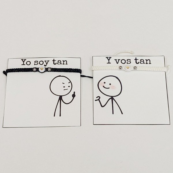 Producto - Pulseras vos y yo x2