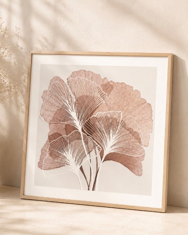 Producto - CUADRO FLORES 60x60 TIERRA