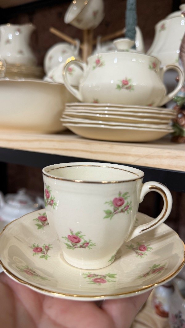Producto - Dúo de café florcitas meakin - 1
