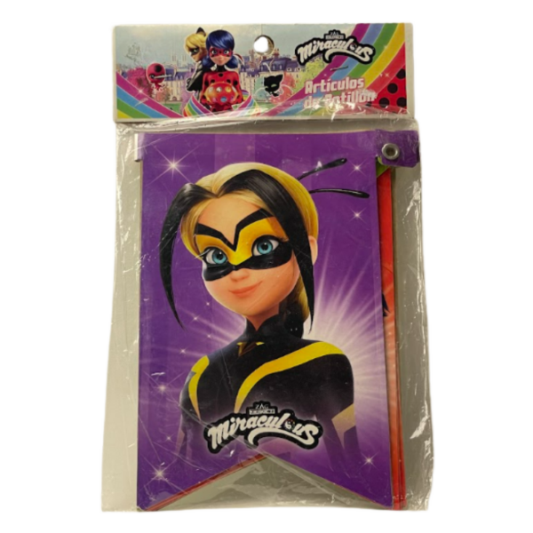 Producto - Banderin Miraculous personajes - 1