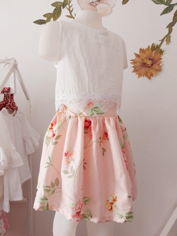 Producto - Falda Geranio Rosa