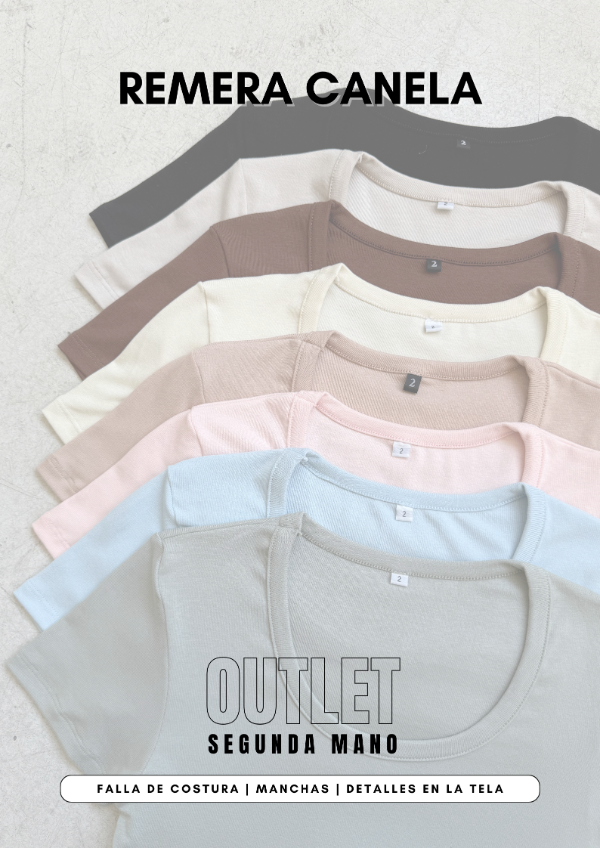 Producto - OUTLET - Remera CANELA