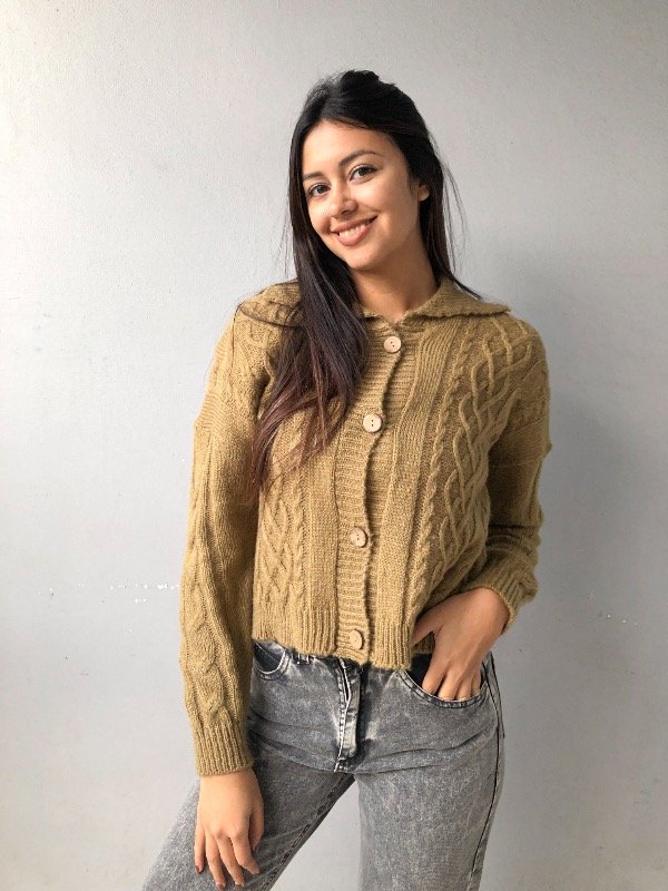 Producto - Cárdigan camel