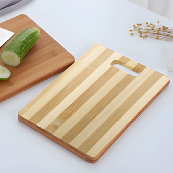 Producto - Tabla bambu rayada chica