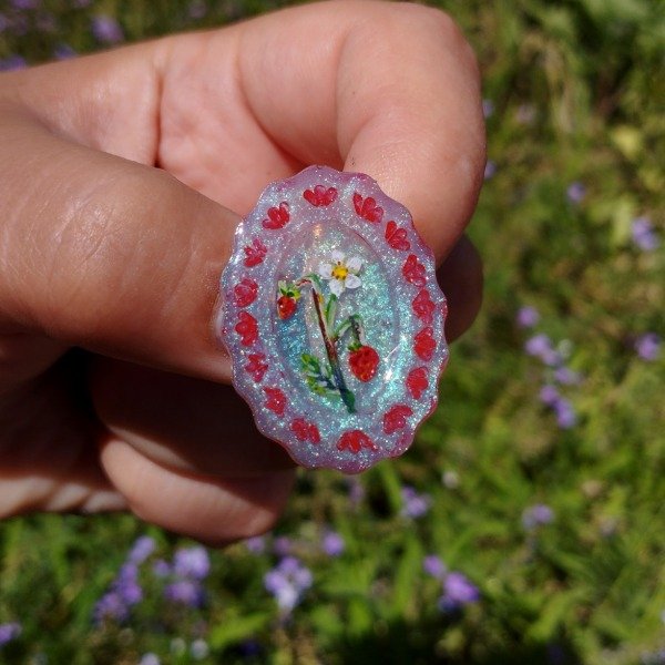 Producto - Prendedor frutillas miniatura