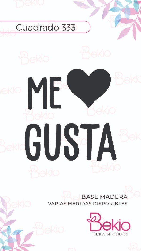 Producto - Sello Cuadrado 333 - Me Gusta