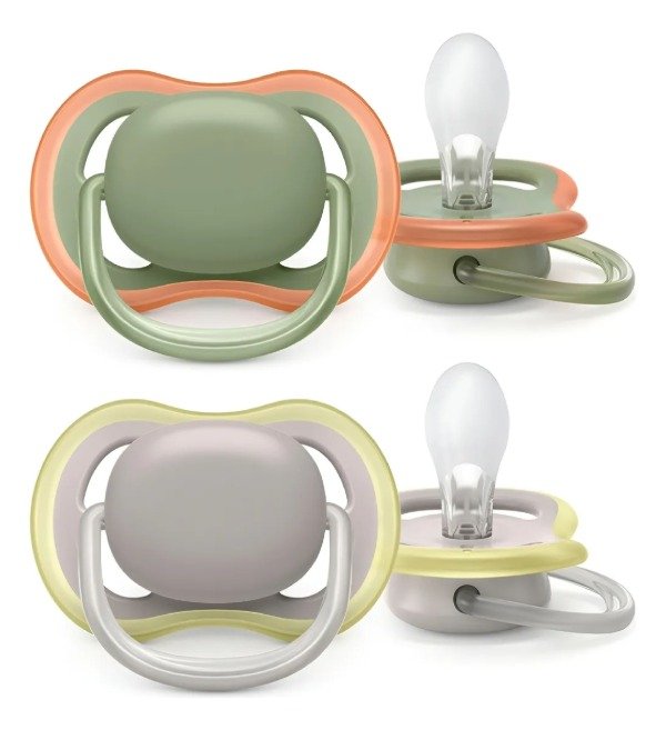 Producto - Chupete Silicona Avent Ultra Air Liso 6 A 18m X2 Unidades