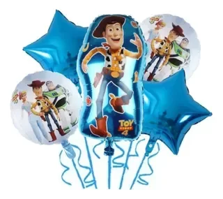 Producto - Kit x5 globos metalizados de personaje TOY STORY