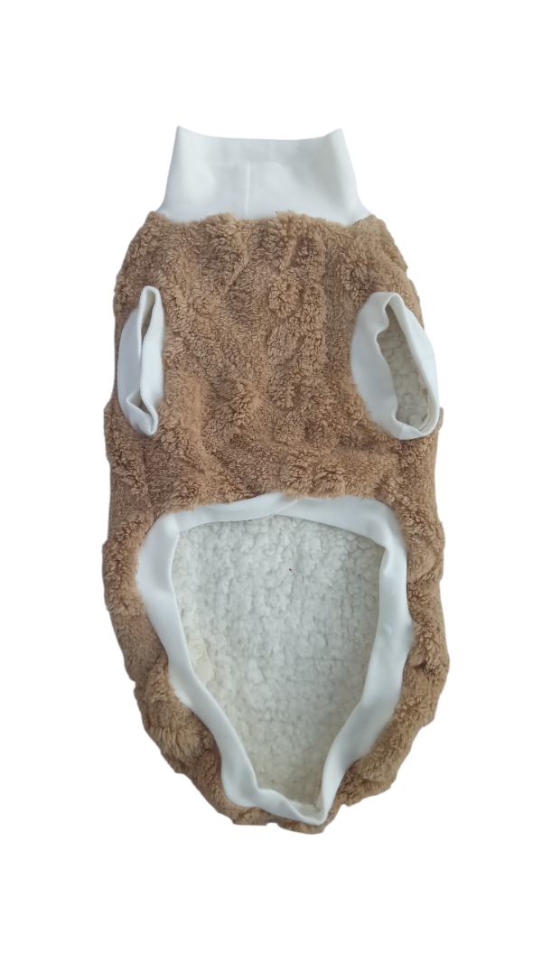 Producto - Chaleco teddy doble corderito salchi0