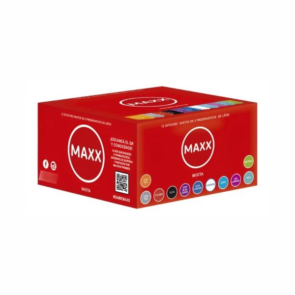 Producto - Preservativos Maxx X 36u - caja mixta