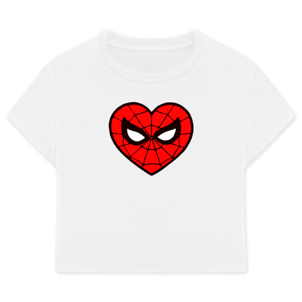 Producto - Baby Tee Corazón - Spiderman - 0