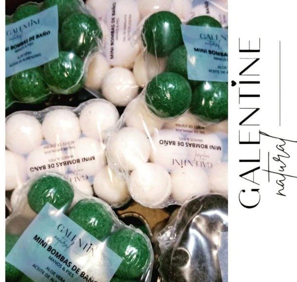 Producto - Mini Bombas de baño x 19 unidades Manos y Pies