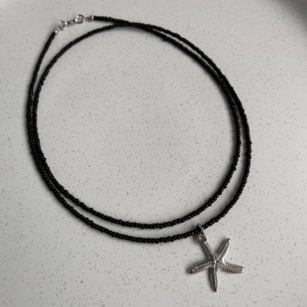 Producto - Choker Spyral Estrella - Negro