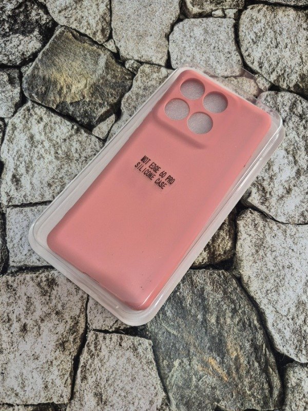 Producto - Funda silicone case Moto Edge 60 Pro rosa