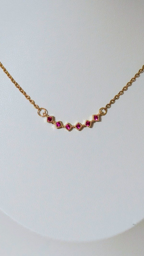 Producto - Conjunto rombitos fucsias