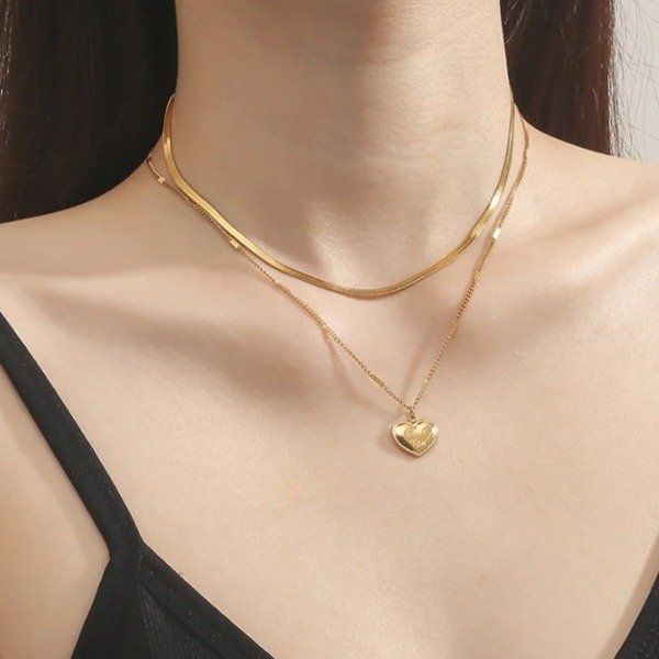 Producto - Collar dorado fino