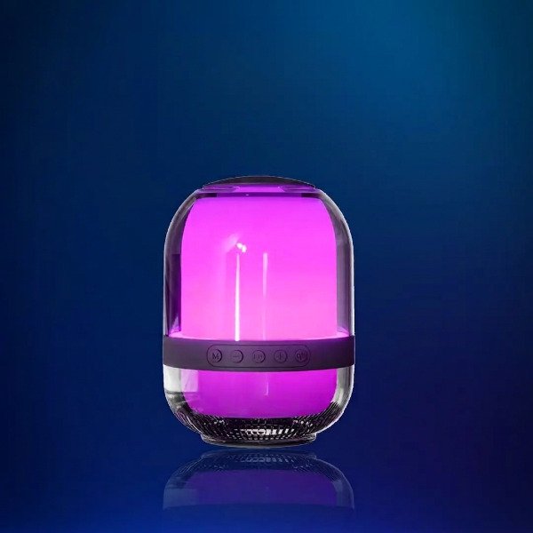 Producto - Parlante Portatil Burbuja LP-M9 LED RGB Sonido y Luz 360 grados - 5