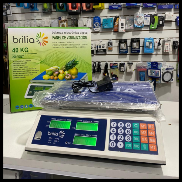 Producto - BALANZA DIGITAL DE NEGOCIO 40KG BRILIA