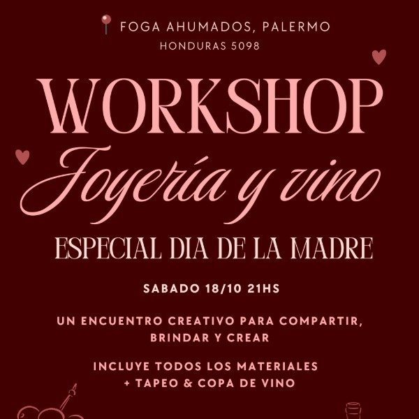 Producto - Workshop Joyería - Especial día de la madre