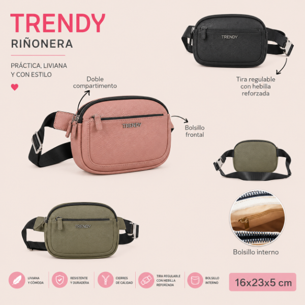 Producto - RIÑONERA TRENDY COD 31846