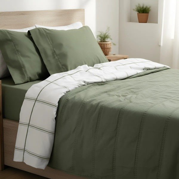 Producto - Juego Sábanas 2 1/2 Pl. Jean Cartier Oxford High Quality Nep