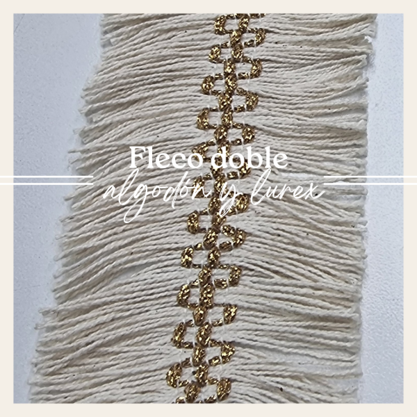 Producto - Fleco doble algodón con lurex (2108)