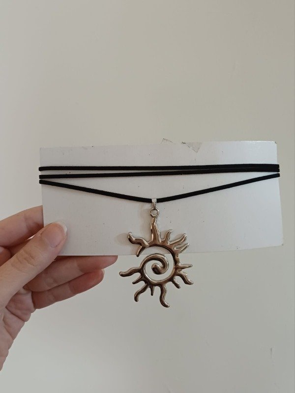 Producto - Collar gamuza sol