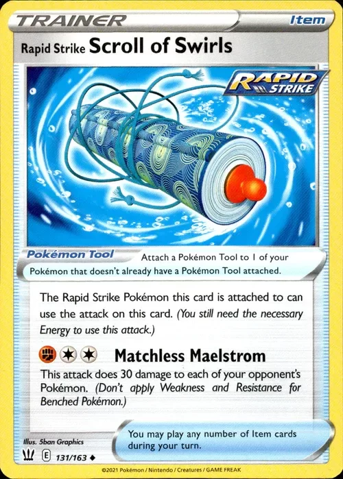 Producto - Rapid Strike Scroll of Swirls - 131/163 - Battle Styles